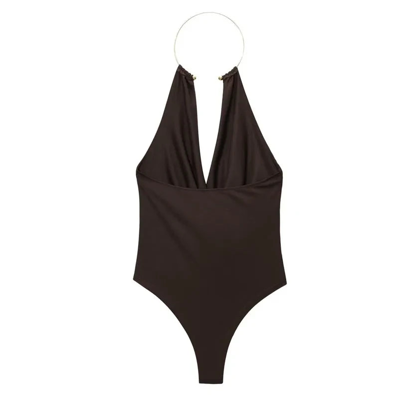 Halter Neck Bodysuit