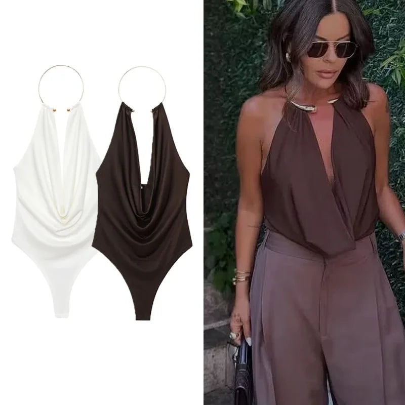 Halter Neck Bodysuit