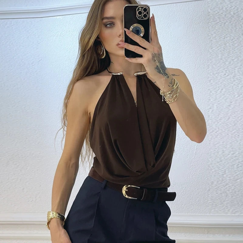 Halter Neck Bodysuit