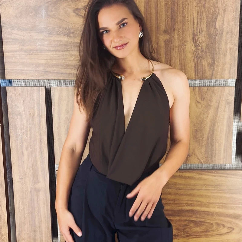 Halter Neck Bodysuit